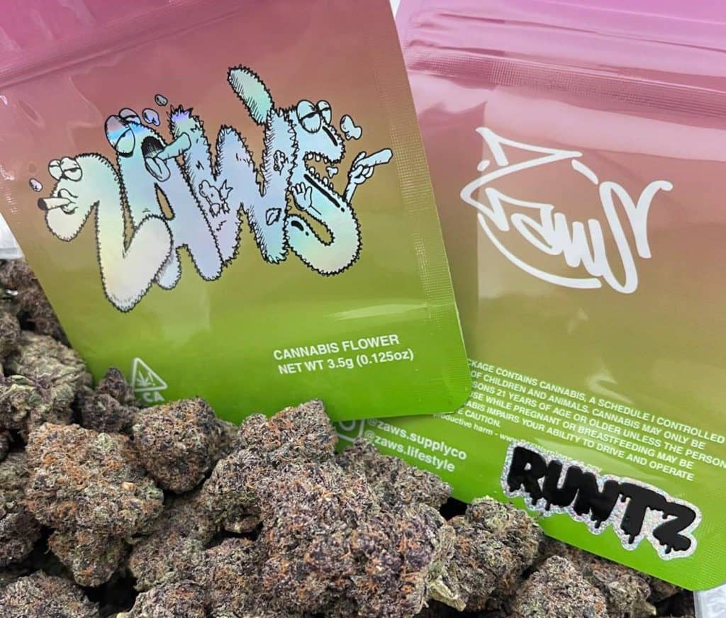 zaws runtz designer weed bag photo